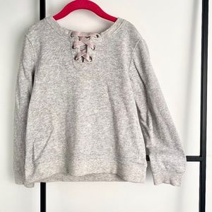 Sugar Rush Girls Light Grey Sweatshirt